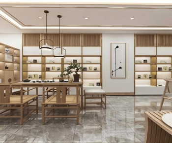 New Chinese Style Teahouse Tea House-ID:743828068
