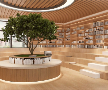 Modern Bookstore Book Bar-ID:128750096