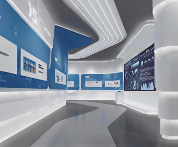 Modern Exhibition Hall-ID:550467971