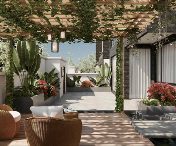 Modern Courtyard/landscape-ID:907437091