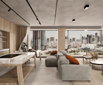 Modern A Living Room-ID:100219218