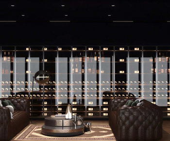 Modern Wine Cellar/Wine Tasting Room-ID:820935012
