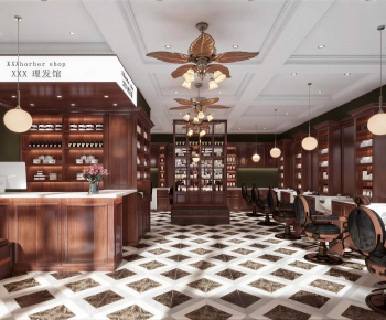 Retro Style Barbershop-ID:519079921