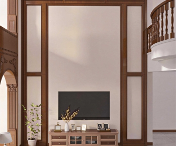 American Style A Living Room-ID:735985041