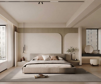 Wabi-sabi Style Bedroom-ID:146599058
