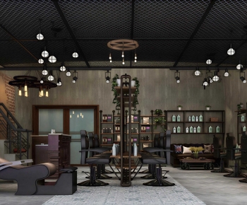 Industrial Style Barbershop-ID:946235908