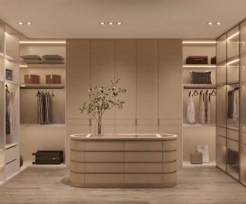 Modern Clothes Storage Area-ID:666100987
