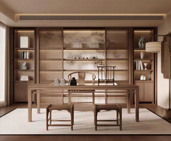 New Chinese Style Tea House-ID:644356015