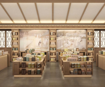 New Chinese Style Retail Stores-ID:642559052