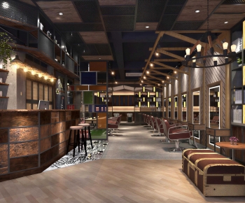 Industrial Style Barbershop-ID:936062102