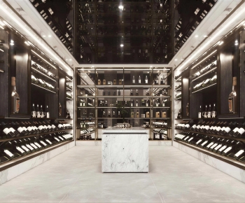 Modern Wine Cellar/Wine Tasting Room-ID:619102006