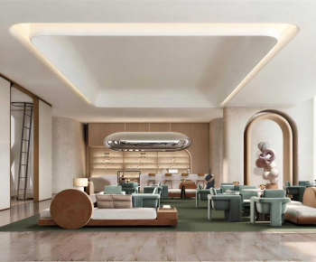 Modern Office Reception Desk-ID:566195961