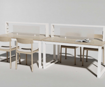 Modern Computer Desk And Chair-ID:316704992