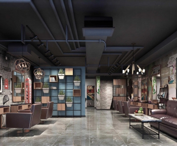 Industrial Style Barbershop-ID:651369143