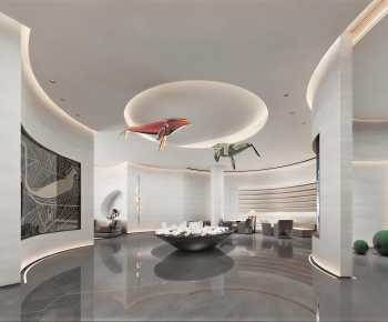 Modern Exhibition Hall-ID:892128946