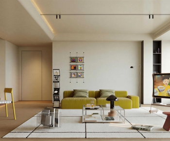 Modern A Living Room-ID:877703911