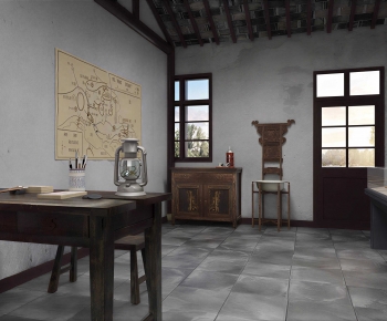 New Chinese Style Exhibition Hall-ID:947788002