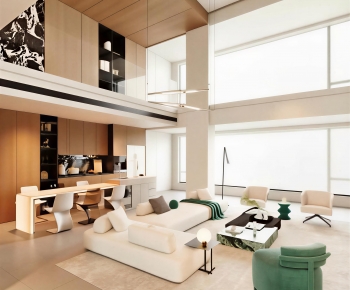 Modern A Living Room-ID:950881968