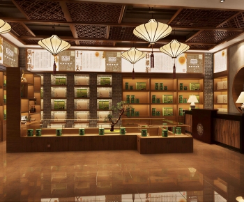 New Chinese Style Tea Shop-ID:371037017
