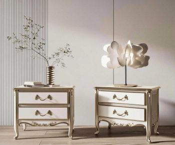 French Style Bedside Cupboard-ID:253356937