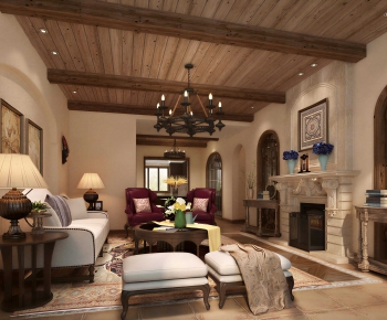 American Style A Living Room-ID:828082087