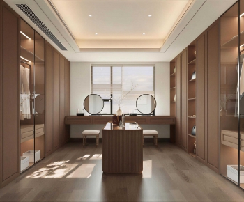 Modern Clothes Storage Area-ID:839771994