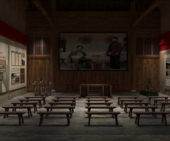 Chinese Style Exhibition Hall-ID:814857016