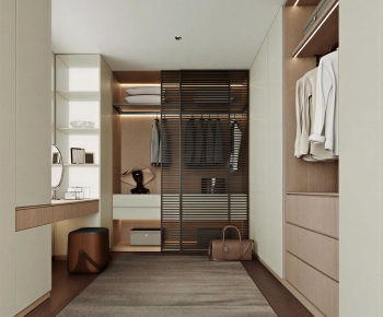 Modern Clothes Storage Area-ID:522205113