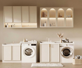 French Style Laundry Cabinet-ID:881504063