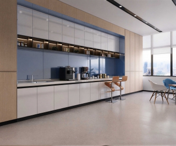 Modern Office Tea Room-ID:485377073