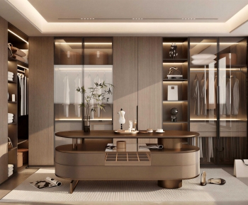 Modern Clothes Storage Area-ID:711523062
