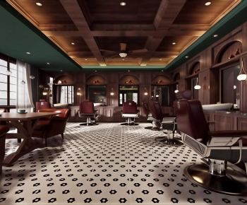 Retro Style Barbershop-ID:321885115