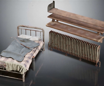 Modern Single Bed-ID:724890258