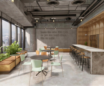 Industrial Style Office Rest Area-ID:725740911