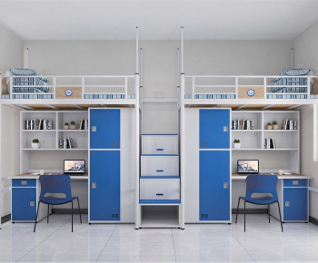 Modern Bunk Bed-ID:809046035