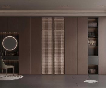 Modern Clothes Storage Area-ID:455028068