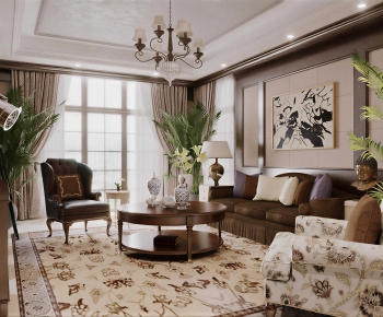 American Style A Living Room-ID:929420958