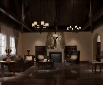 American Style A Living Room-ID:102999266