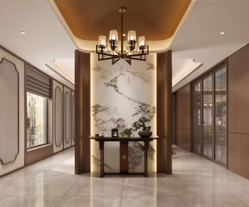 New Chinese Style Hallway-ID:127444985