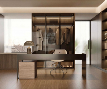 Modern Clothes Storage Area-ID:487739093