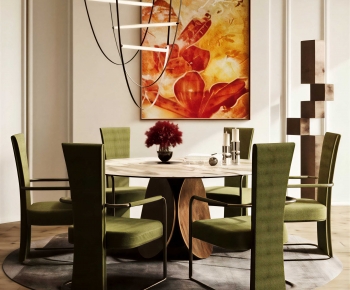 Modern Dining Table And Chairs-ID:326004035