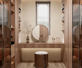 Modern Clothes Storage Area-ID:708026894