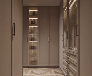 Modern Clothes Storage Area-ID:301306967