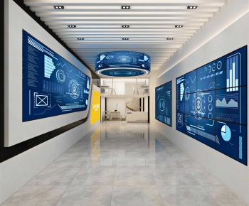 Modern Exhibition Hall-ID:353303915