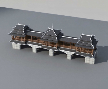 Chinese Style Ancient Architectural Buildings-ID:133869644