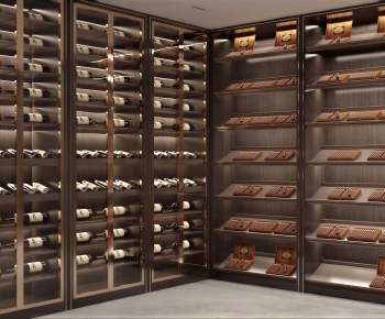 Modern Wine Cellar/Wine Tasting Room-ID:780462987