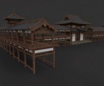 New Chinese Style Ancient Architectural Buildings-ID:858661891