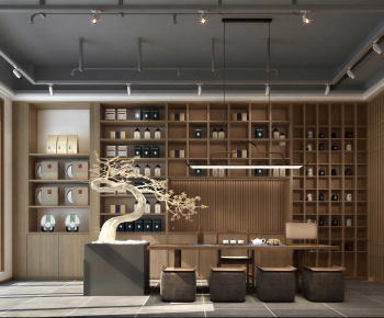 New Chinese Style Tea House-ID:602261074