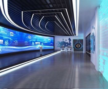 Modern Exhibition Hall-ID:839479922