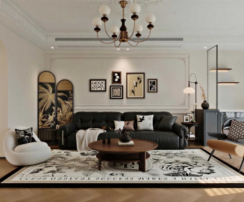 French Style A Living Room-ID:647202979